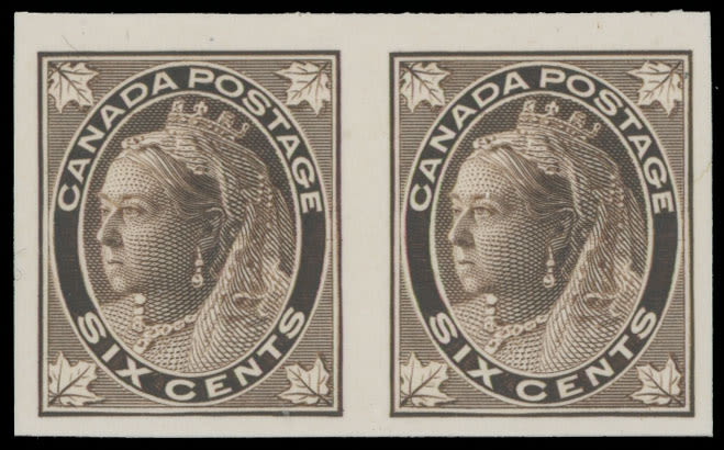 Lot 1383: Canada - Queen Victoria ''Maple Leaf'' issue