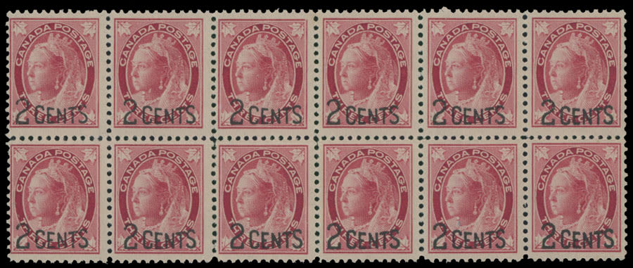 Lot 1396: Canada - Provisional issues