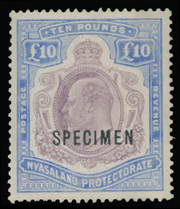 Lot 1553: British Commonwealth  - Nyasaland Protectorate
