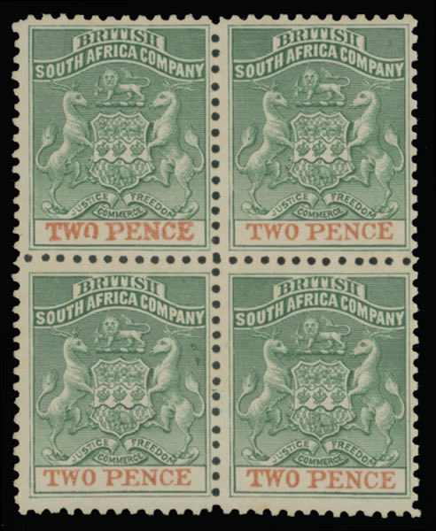 Lot 1556: British Commonwealth  - Rhodesia - British South Africa Company