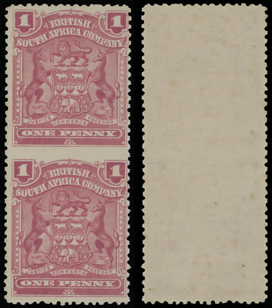 Lot 1558: British Commonwealth  - Rhodesia - British South Africa Company
