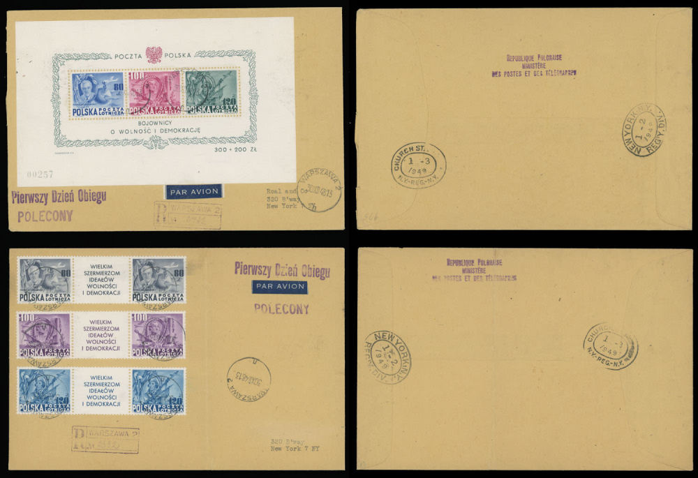 Lot 1787: Poland  - Air Post stamps and covers
