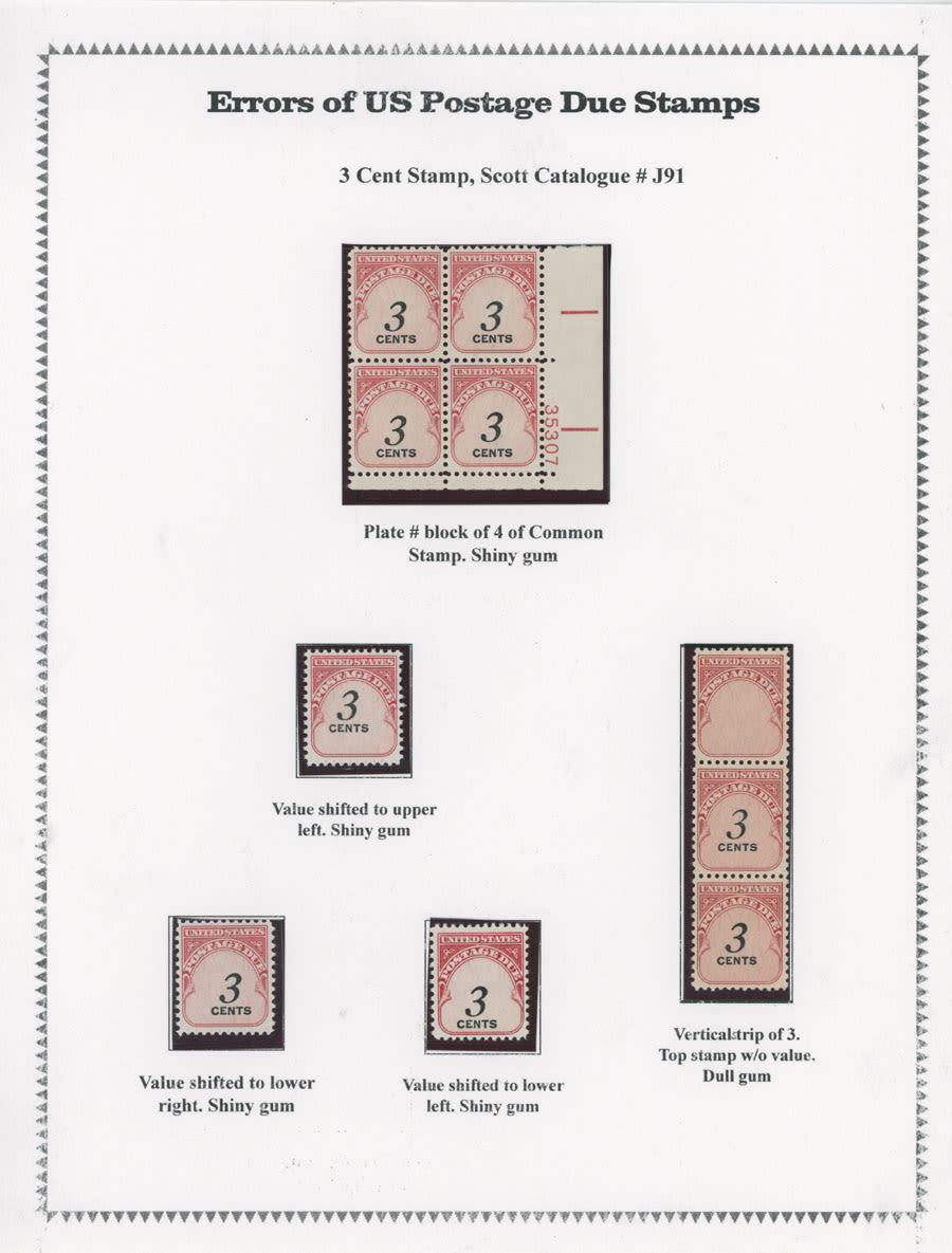 Lot 240: United States - Postage Due stamps