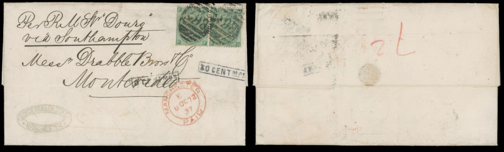 Lot 280: Great Britain - Ship Mail
