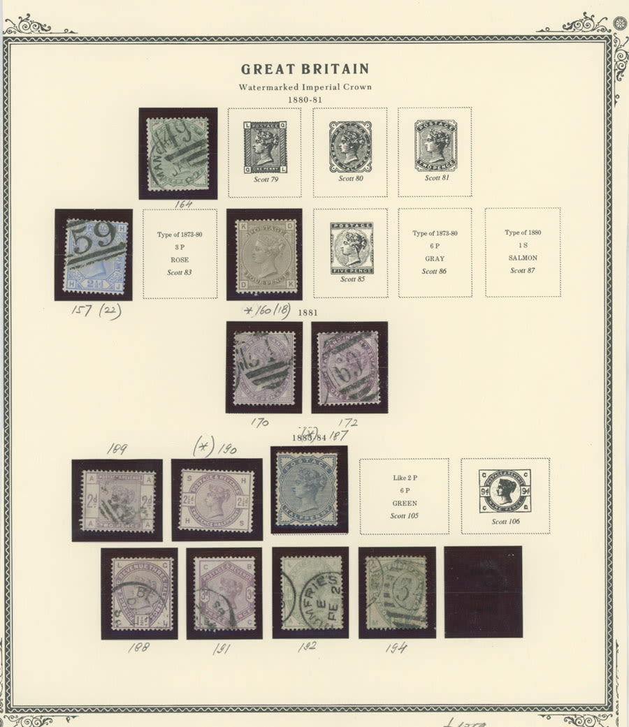Lot 281: Great Britain - Remainder of a Consignment