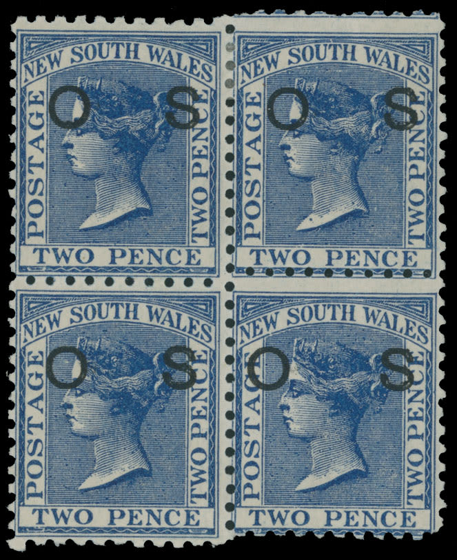 Lot 291: British Commonwealth - Australian State - New South Wales - Official stamps
