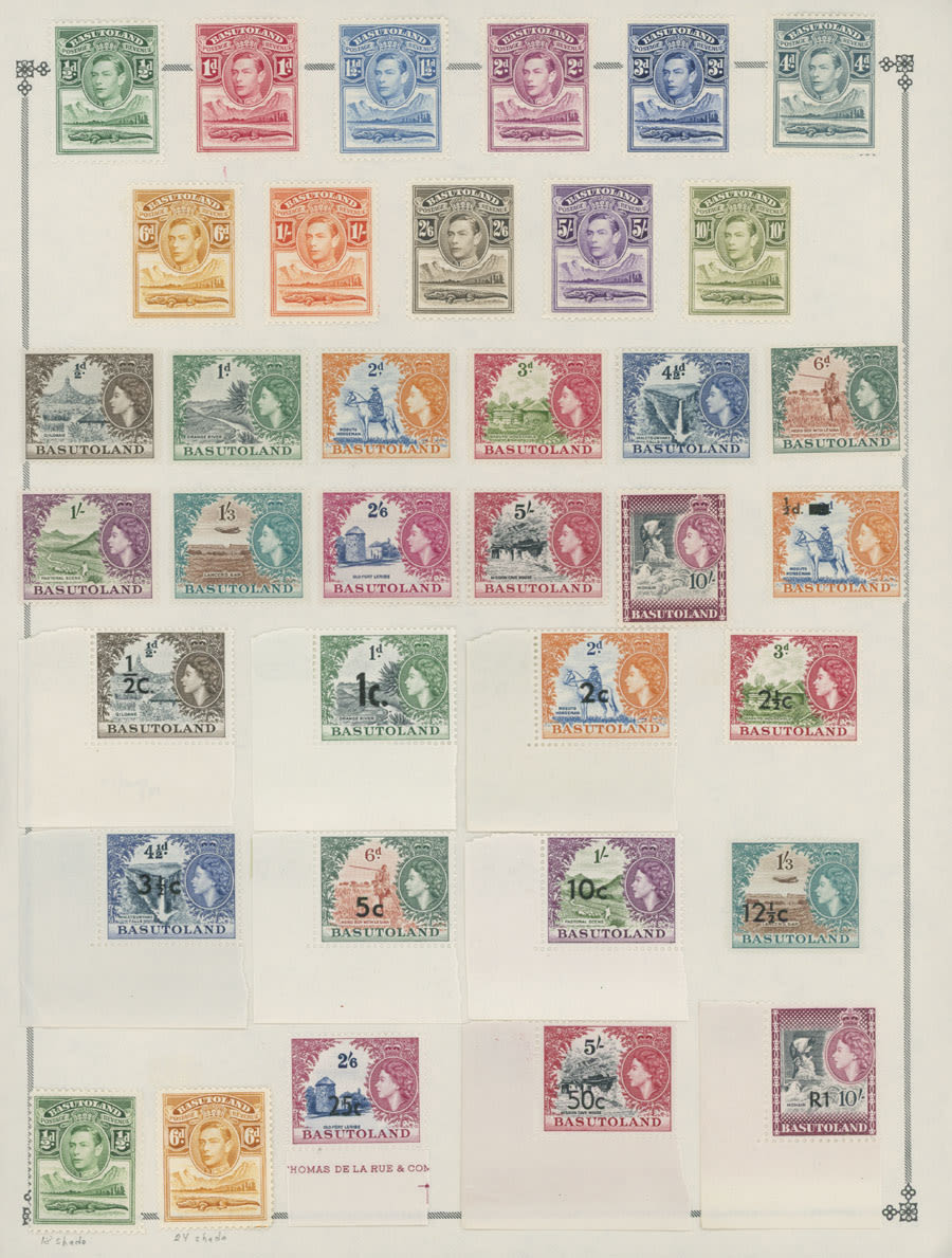 Lot 317: British Commonwealth - Basutoland