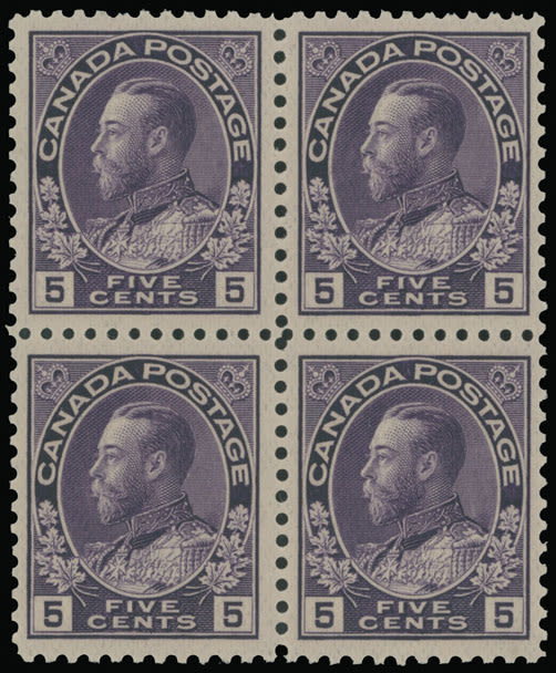 Lot 374: Canada - King George V ''Admiral'' issue