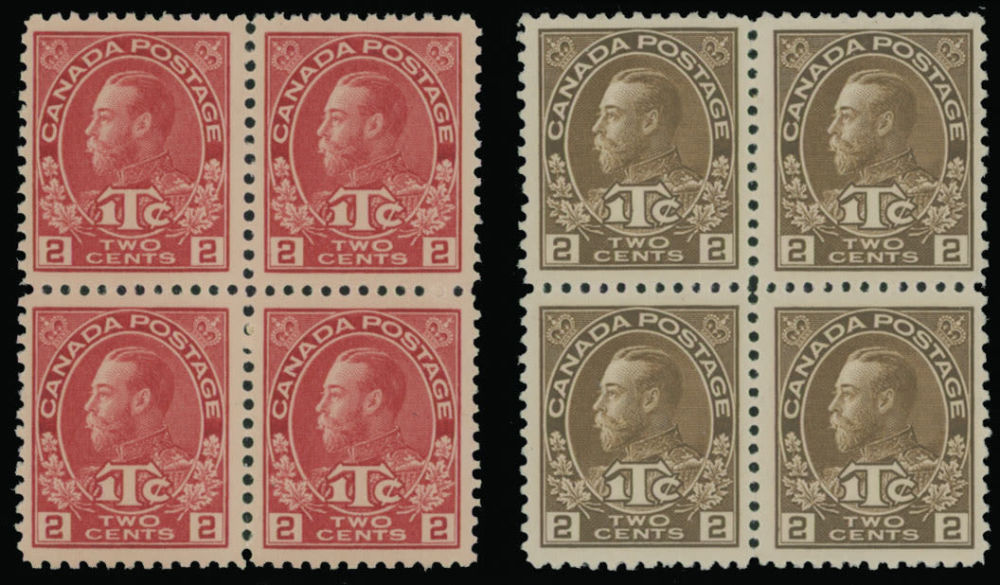 Lot 479: Canada - War Tax stamps