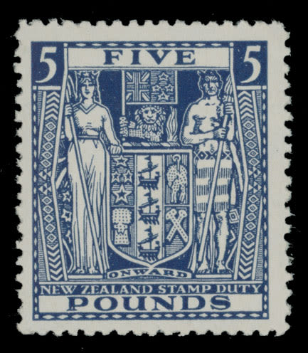 Lot 525: British Commonwealth - New Zealand - Postal Fiscal stamps