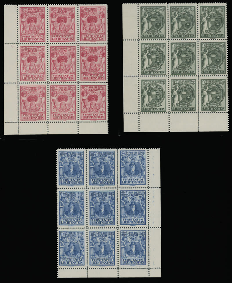 Lot 980: Liechtenstein - Semi - Postal issues