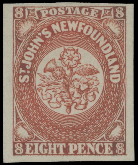 Lot 320: British North America - Newfoundland - Pence issues - Heraldic Flowers