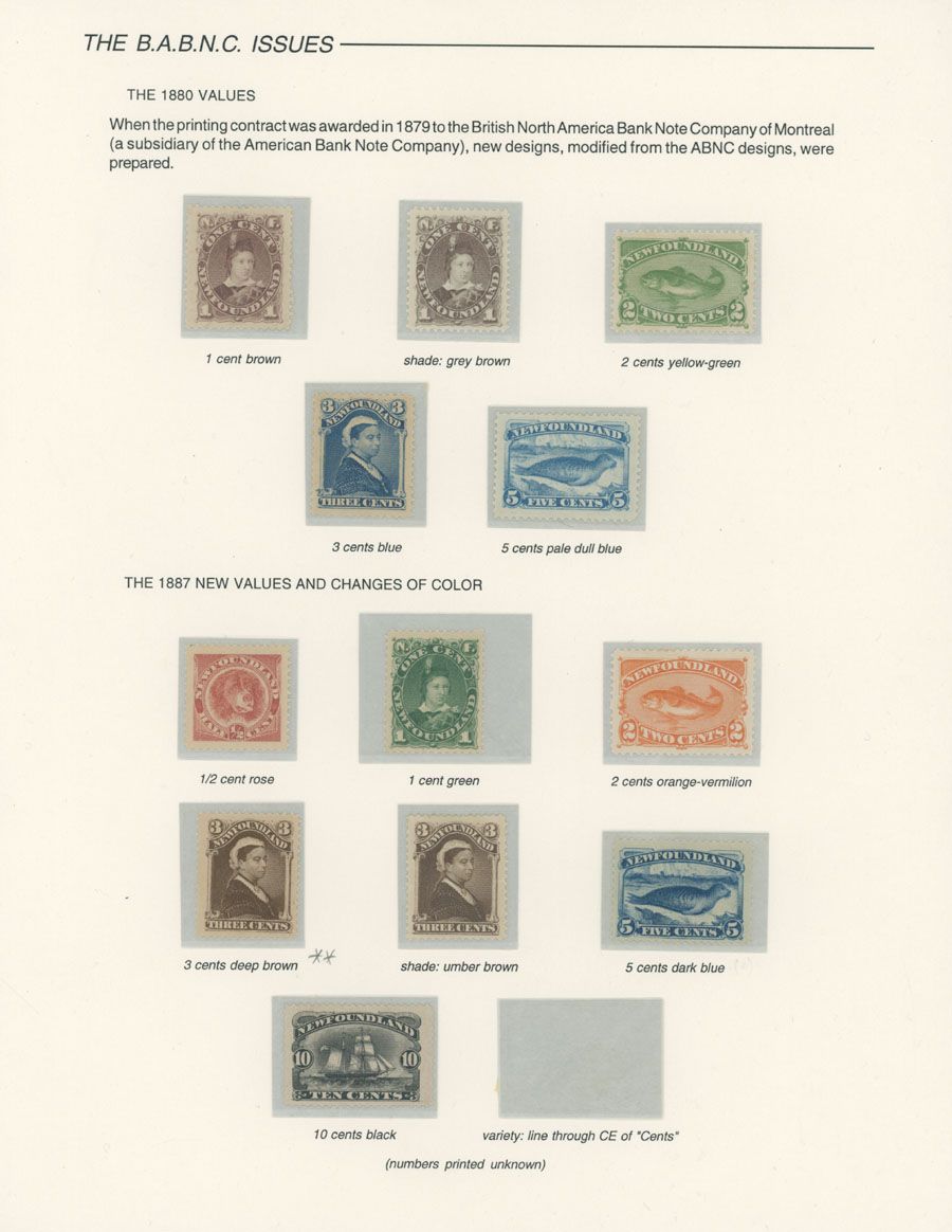Lot 336: British North America - Newfoundland - B.A.B.N. CO. Montreal Engraved