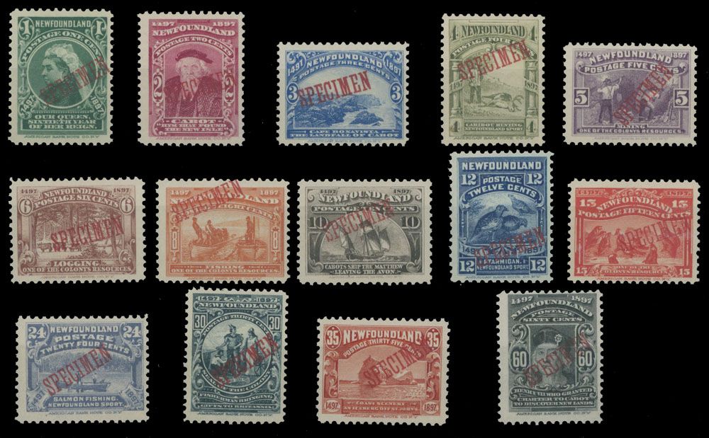 Lot 340: British North America - Newfoundland - Discovery of Newfoundland (Cabot) issue
