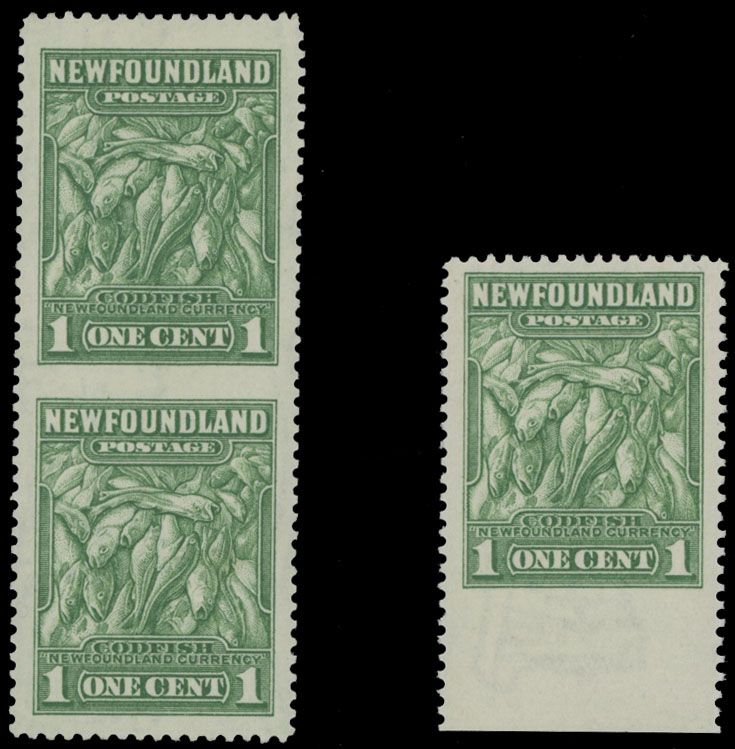 Lot 374: British North America - Newfoundland - First Resources issue (Perkins Bacon Printings)