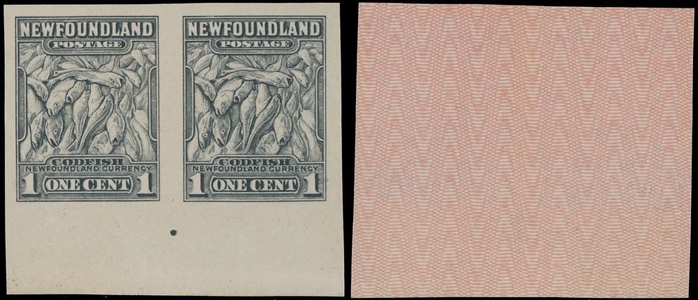 Lot 377: British North America - Newfoundland - First Resources issue (Perkins Bacon Printings)