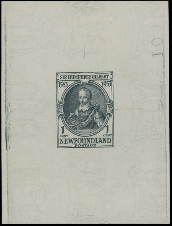 Lot 395: British North America - Newfoundland - Sir Humphrey Gilbert issue