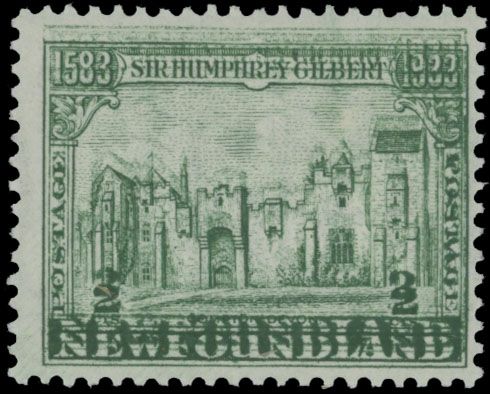 Lot 396: British North America - Newfoundland - Sir Humphrey Gilbert issue