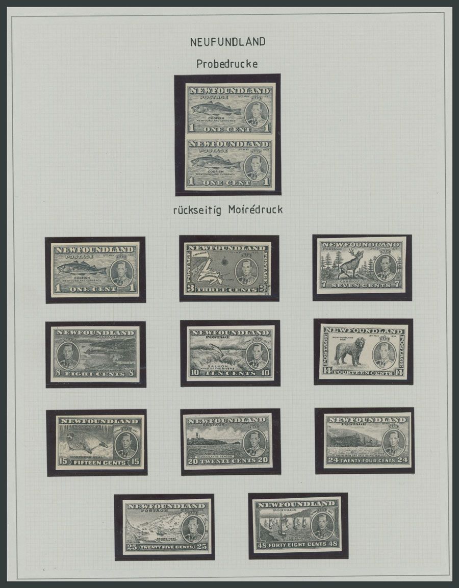 Lot 398: British North America - Newfoundland - King George VI Long Coronation issue