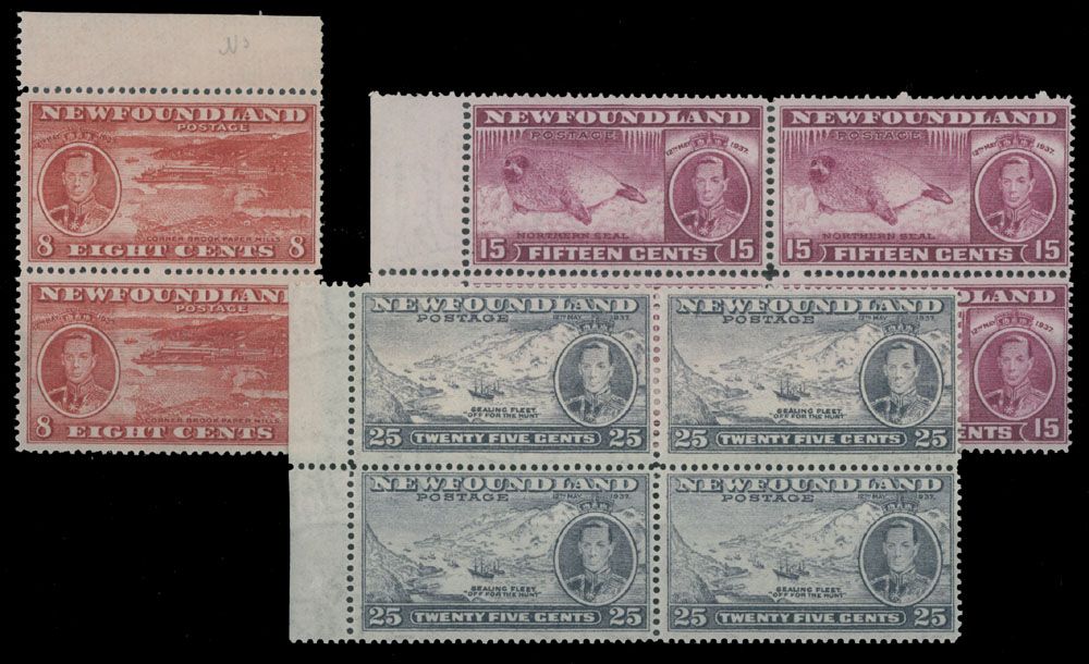 Lot 400: British North America - Newfoundland - King George VI Long Coronation issue