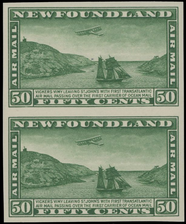Lot 407: British North America - Newfoundland - Air Post stamps