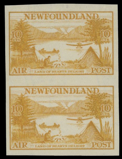 Lot 409: British North America - Newfoundland - Air Post stamps