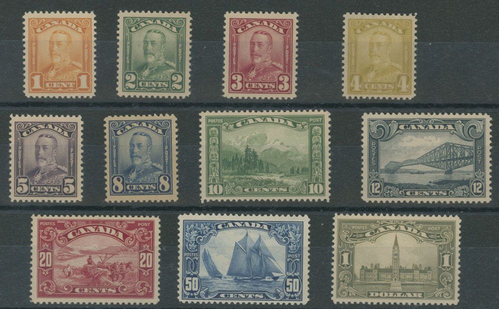 Lot 459: Canada - King George V ''Scroll'' issue