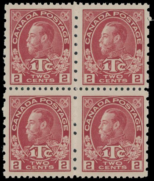 Lot 546: Canada - War Tax stamps