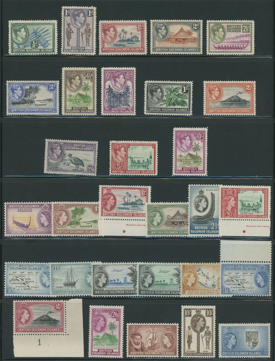 Lot 596: British Commonwealth  - Solomon Islands