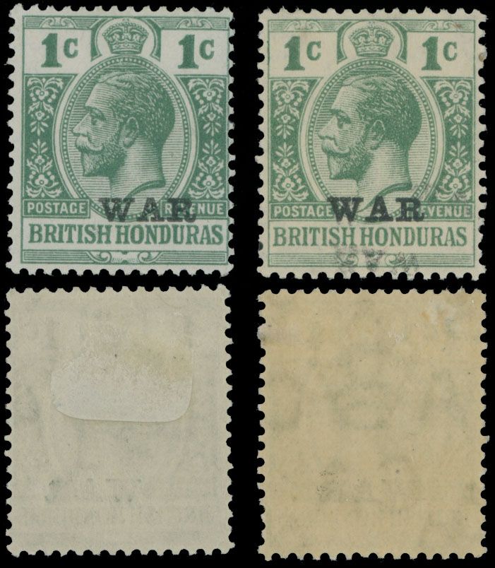 Lot 269: British Commonwealth  - British Honduras - War Tax stamps