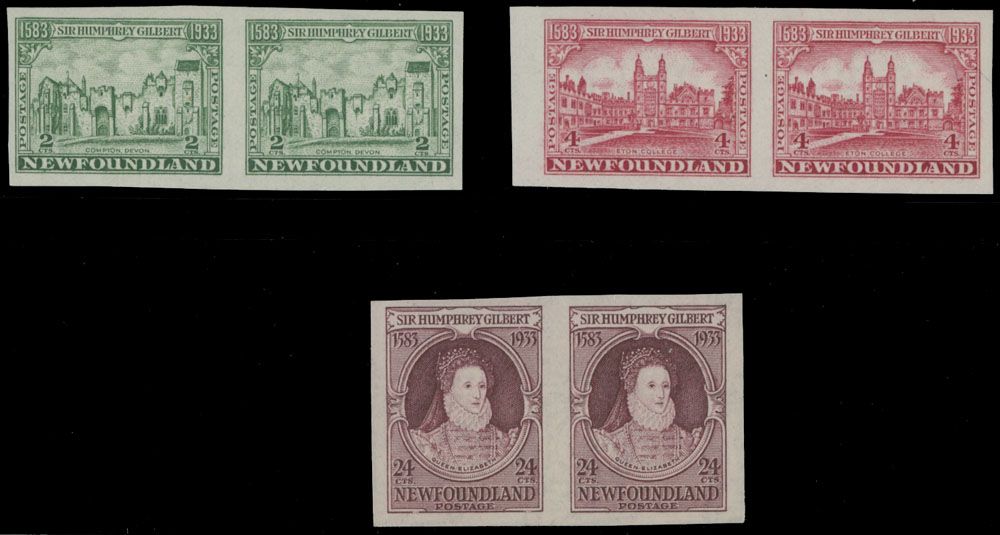 Lot 309: British North America - Newfoundland - Sir Humphrey Gilbert issue