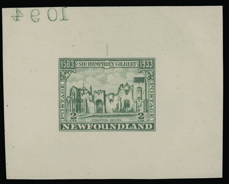 Lot 310: British North America - Newfoundland - Sir Humphrey Gilbert issue