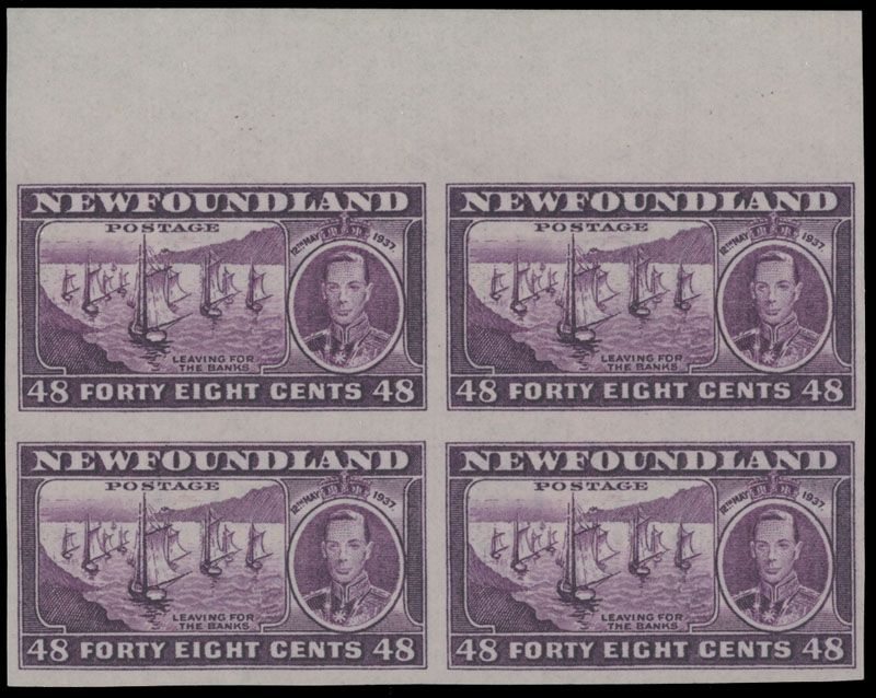 Lot 321: British North America - Newfoundland - Long Coronation issue