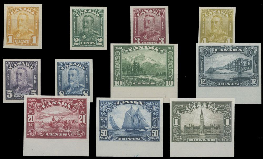 Lot 373: Canada - King George V ''Scroll'' issue