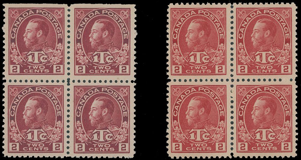 Lot 480: Canada - War Tax stamps