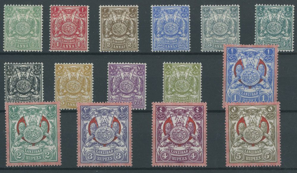 Lot 538: British Commonwealth  - Zanzibar - Mint Never Hinged Collection