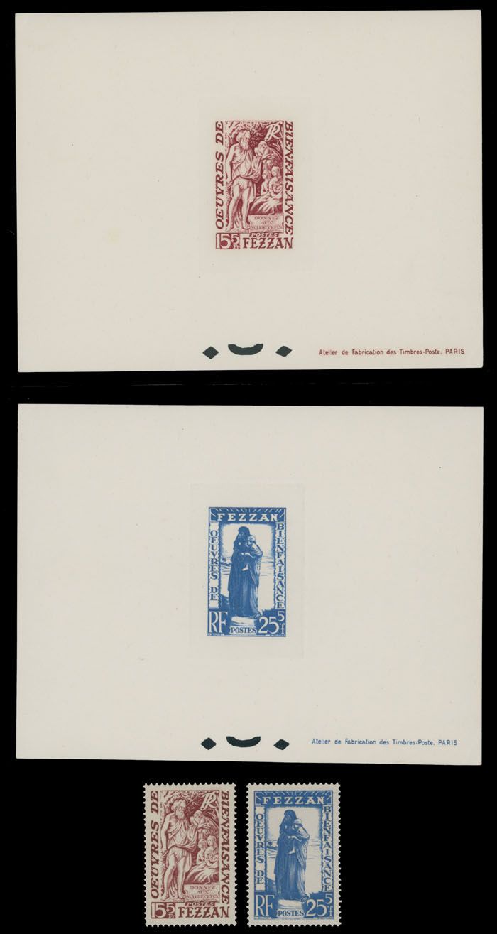 Lot 794: Italian Colonies - Fezzan - Semi-Postal issues