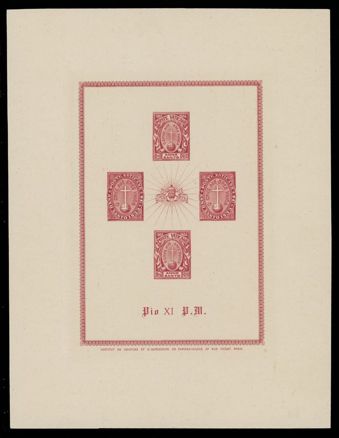 Lot 1187: Vatican City - Semi - Postal issues