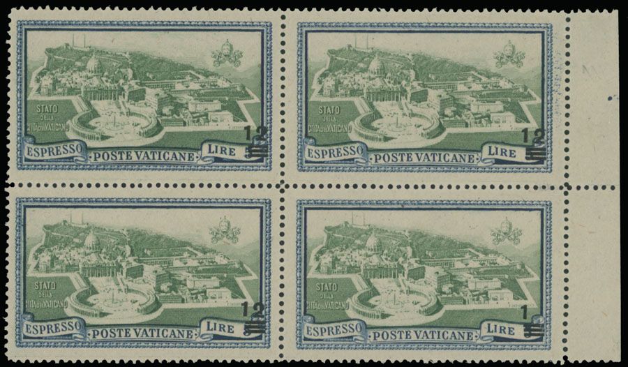 Lot 1188: Vatican City - Special Delivery stamps