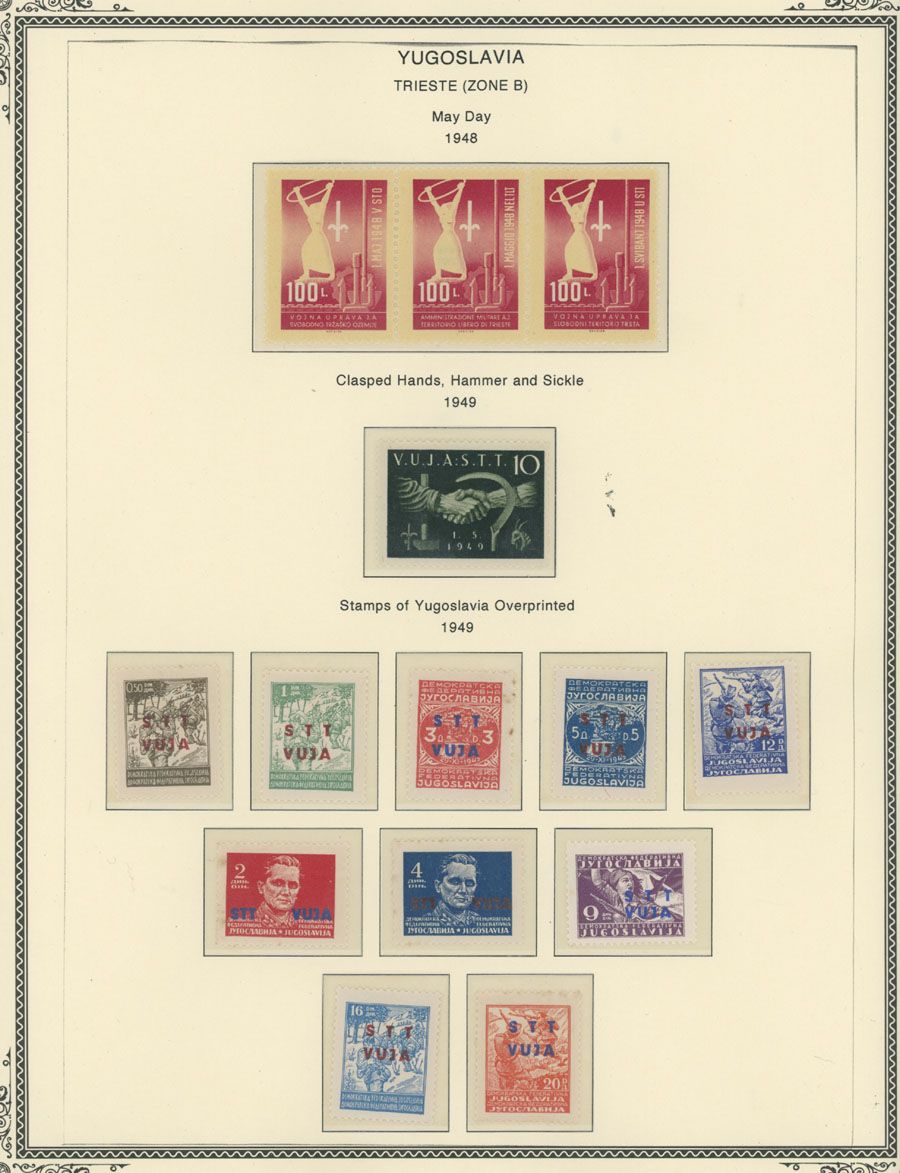 Lot 1199: Yugoslavia - Trieste (Zone B) - Collection