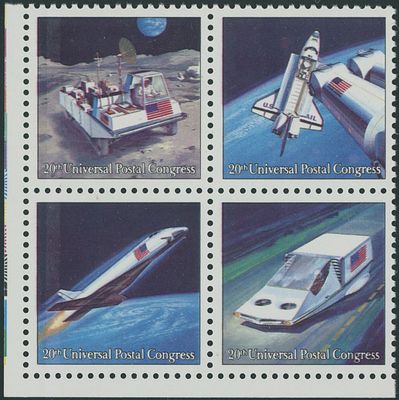 Worldwide Air Post Stamps and Postal History - United States. 1989, 20th UPU Congress 