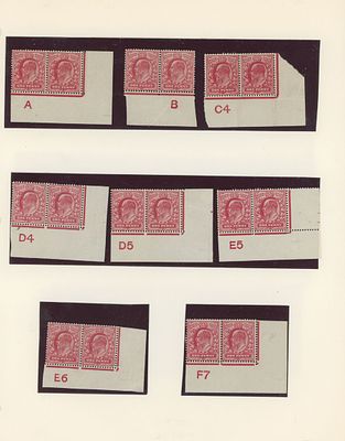 Great Britain. 1902, King Edward VII, 1p scarlet or rose carmine, watermark Imperial Crown, the 