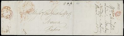 Great Britain - Ship Mail. 1813-42, three pre-philatelic entire letters, one outgoing from 