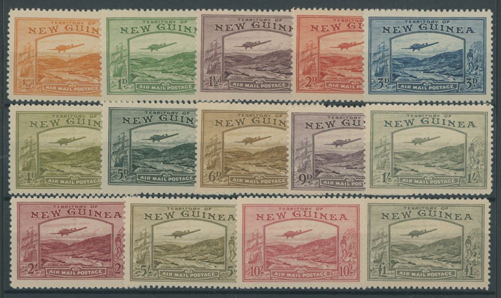 Lot 251: Australia - New Guinea - Air Post stamps