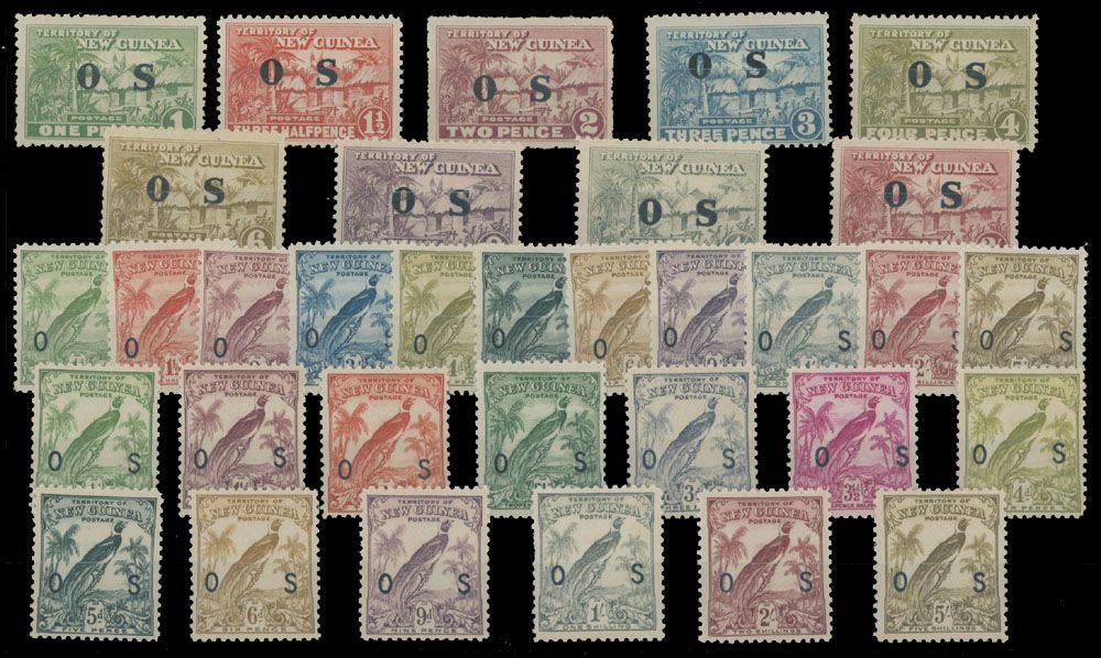 Lot 252: Australia - New Guinea - Official stamps