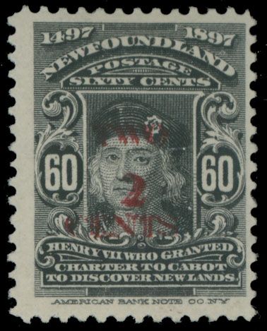 Lot 294: BNA - Newfoundland - Discovery of Newfoundland (Cabot issue)