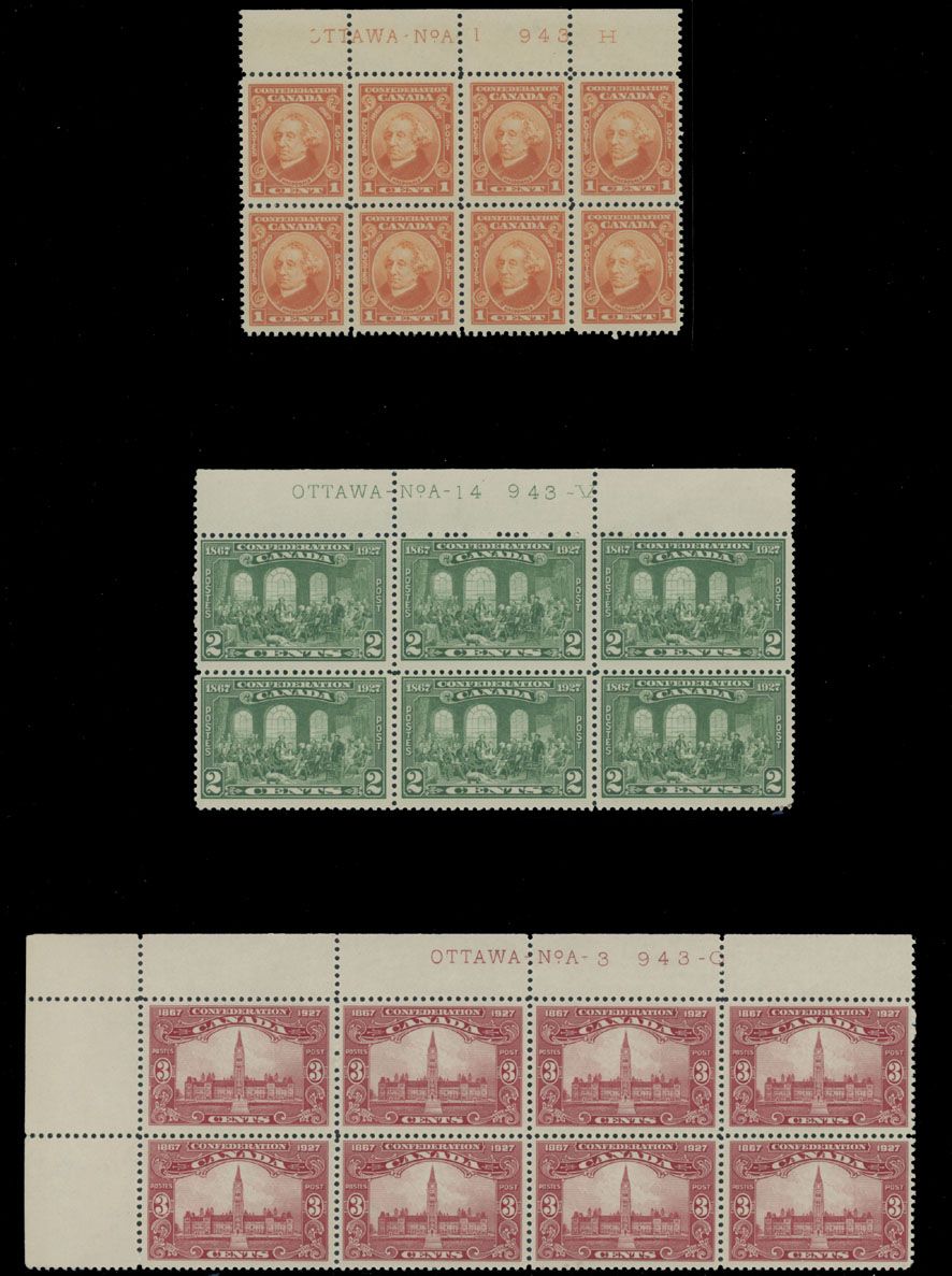 Lot 374: Canada - 60th Anniversary of Confederation