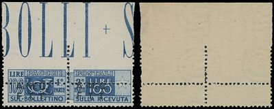 Italy - Trieste (Zone A) - Parcel Post stamps. 1947-48, black two-line overprint ''A.M.G. 