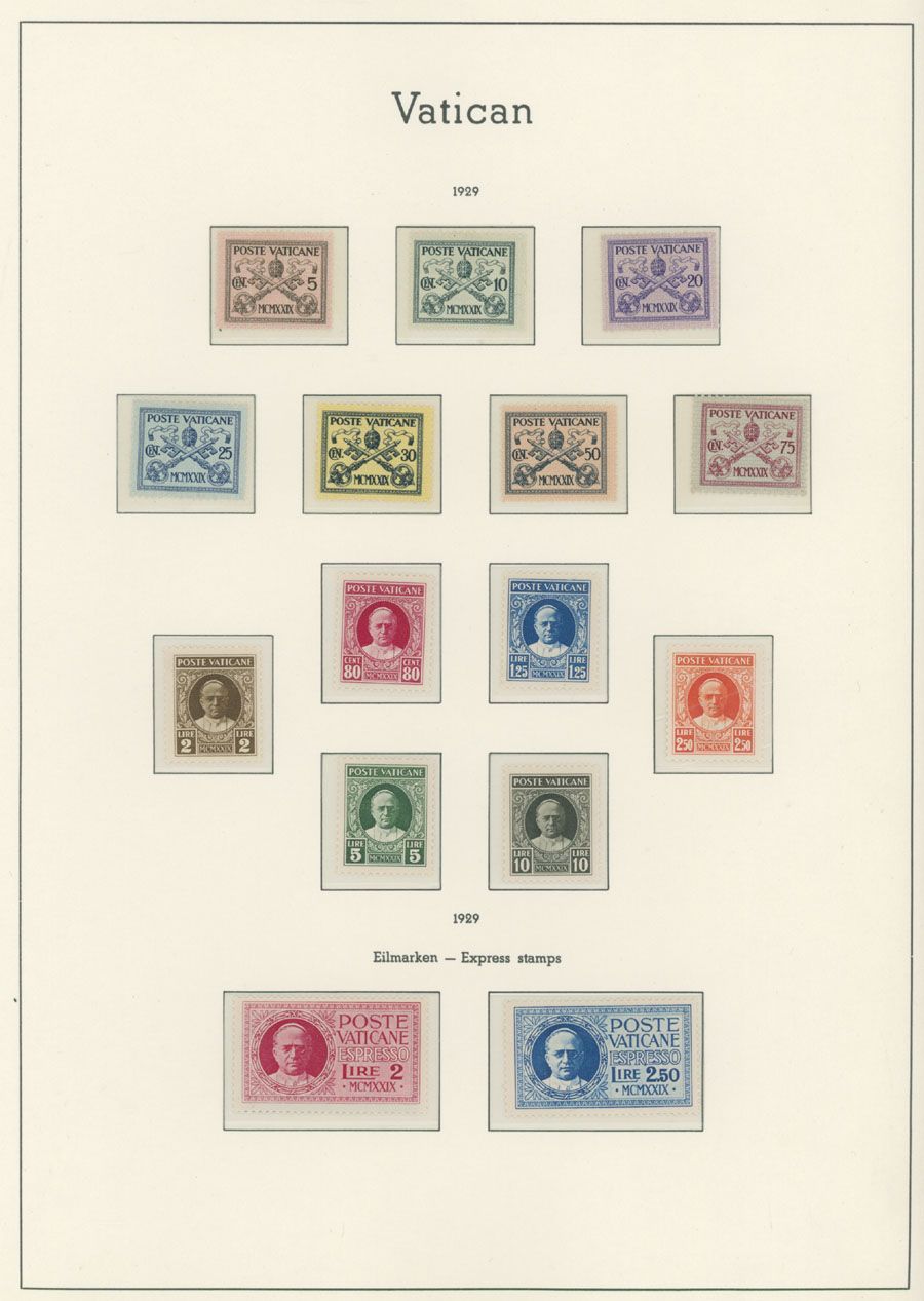 Lot 1138: Vatican City  - Collection in Two Albums