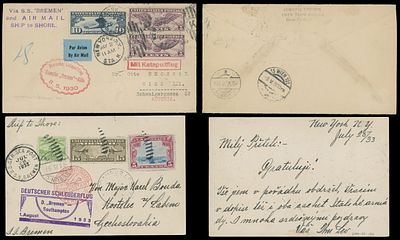 Worldwide Air Post Stamps and Postal History - United States - Catapult Flights. 1930-33, S.S. 